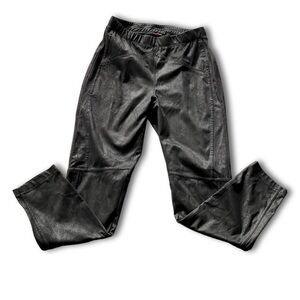 Free People Midnight Vegan Suede Skinny Pants